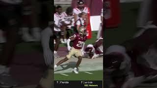 A penalty voided this ridiculous INT #floridastate #seminoles  #accfootball #collegefootball #sports