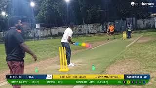 Live Cricket Match | DIYA MIGHTY MAVERIKS vs TITANS XI | 26-Jul-24 07:19 PM 10 overs | Individual ma