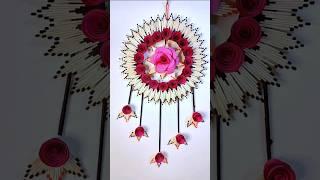 Wall Decor Idea With Match Stick #shorts #viral #youtubeshorts #diy