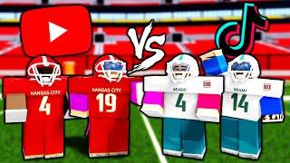 YOUTUBERS vs TIKTOKERS in Football Fusion 2!