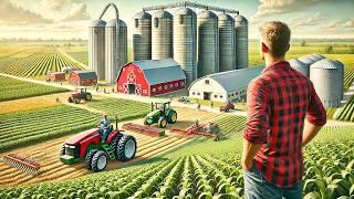 MEGA FARM on FLAT MAP From $0 NO LEASING | SUPERCUT | Farming Simulator