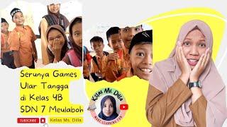 Serunya Games Ular Tangga Mengasah Konsentrasi - Kelas 4B SDN 7 MEULABOH