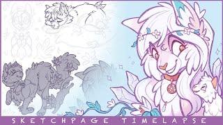 Sketchpage Art Trade ️  - Timelapse