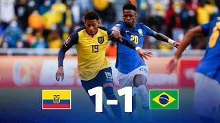 Eliminatorias | Ecuador  1-1 Brasil | Fecha 15