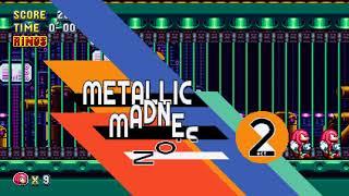 Sonic Mania: Knuckles & Knuckles Mode Metallic Madness Zone Acts 1/2