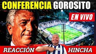 CONFERENCIA DE PRENSA NESTOR GOROSITO NUEVO DT ALIANZA LIMA  2025 EN VIVOReaccion