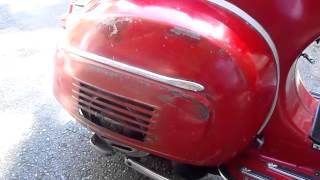 1965 Vespa SS180 Super Sport starting and running