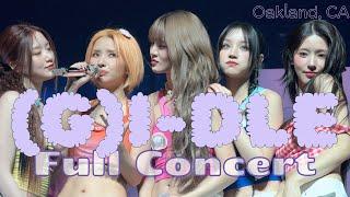 240908 (여자)아이들 (G)I-DLE - Full concert (23 songs) 1 of 2 live @ Oakland Arena, Oakland, CA 4K Fancam