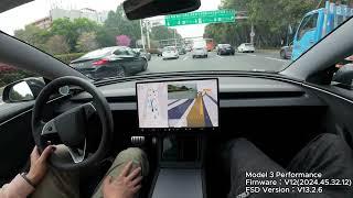 Tesla FSD Rush Hour Test in China | 0 Interventions!