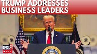 Trump Speech LIVE: Trump Speaks At Business Roundtable LIVE | US Stock Market Crash LIVE | N18G