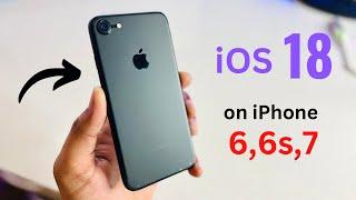 How to update iOS 18 in iPhone 6 | how to update iPhone 6,6s,7 on iOS 18 update