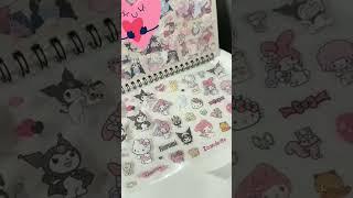 ASMR decorating sticker Kuromi Cinnamoroll Pochacco #stickers #kuromi #asmrvideos #decorating