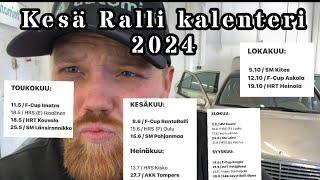 Kesä Ralli kalenteri 2024 | Mitä Rallia itse odotat?? |