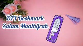 Cara membuat penanda buku Salam Maal hijrah | DIY Bookmark