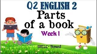 Q2  ENGLISH 2 (Wk.1)PARTS OF A BOOK (MELC Based)