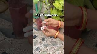 Use chalk for plants #tips #plants #growth #music #love #garden #chalk