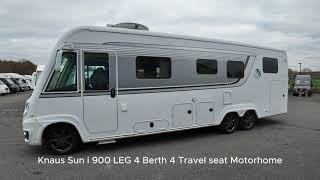 Knaus Sun i 900 LEG 4 Berth 4 Travel seat Motorhome