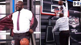 Shaq Proves to Chuck & Kenny That He Can Still Dunk  | Inside the NBA