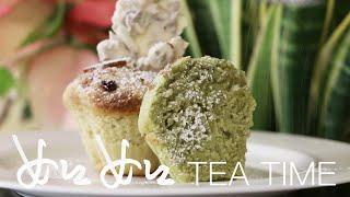 Fluffy and Moist Nuts Muffins + Matcha 鬆軟的抹茶堅果瑪芬(RURUrecipe Tea Time)#rururecipeteatime#rururecipe