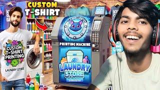 I OPENED A CUSTOM T-SHIRT PRINTING SHOP IN A LAUNDRY STORE