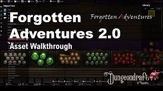 Dungeondraft Tutorials: Forgotten Adventures 2.0 Asset Walkthrough, Highlights and Tips