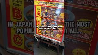 Customize Ramen in Japan  #food #youtubeshorts #trending #japanvibes #japan #travel #reels