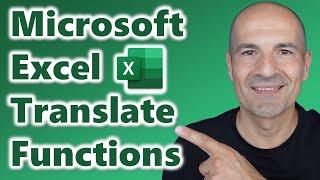 How to use the New Translation Functions in Excel