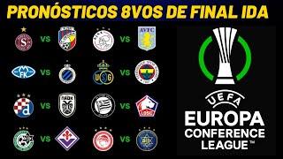 PRONOSTICOS 8vos de Final de la CONFERENCE LEAGUE - 2024/2025