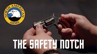 How do I put my mini-revolver in the Safety Notch?