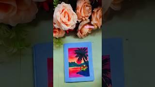 Easy sunset penting #newart #painting