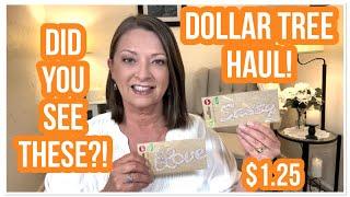 DOLLAR TREE HAUL | DID YOU SEE THIS | WOW | $1.25 | LOVE THE DT #haul #dollartree #dollartreehaul