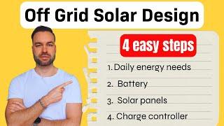 Off Grid Solar System Design: 4 Easy Steps + Diagram