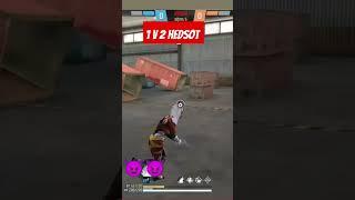 1 v 2 hedsot dejtikal                          #music #systumm   #shorta #freefire  #totalgaming