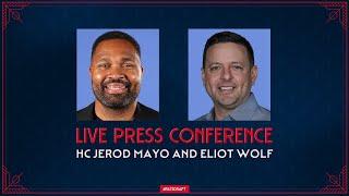 LIVE: Jerod Mayo and Eliot Wolf Day 1 Draft Press Conference
