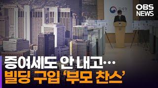 '부모 찬스' 꼬마 빌딩 구입…'편법 증여' 세무조사