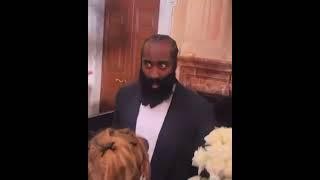 James Harden’s GF caught the bouquet at the wedding | SEE HIS REACTION 