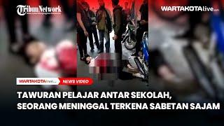 Tawuran Pelajar antar Sekolah, Seorang Meninggal Terkena Sabetan Sajam