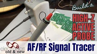 Build a high impedance active RF/AF probe with amplifier. Ideal for radio and amp repairs. #PCBWay#