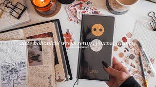 2024 Hobonichi weeks setup & plans cosy journal with me!