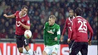 Bremen 2:0 ( 0:0 ) Hannover 85 Spielminute Nils Petersen 1 0