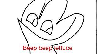 four says beep beep lettuce