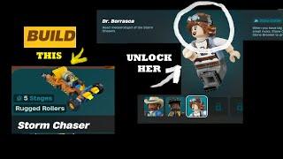 How Complete NEW Vehicle Build STORM CHASER - UNLOCKS NEW VILLAGER Dr.Borrasca Lego Fortnite Odyssey