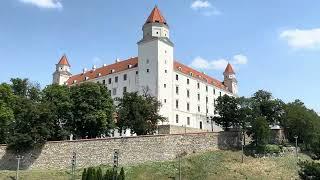 Bratislava castle and Danube river [ July 2024 ]