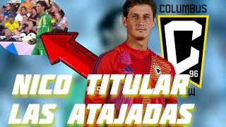 LAS ATAJADAS Y  ERROR ORRIBLE DE HAGEN EN EL EMPATE DEL COLUMBUS CREW EN SU PRIMERA TITULARIDAD