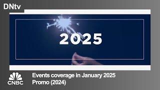 CNBC | 'Events coverage in January 2025' - Promo (2024)