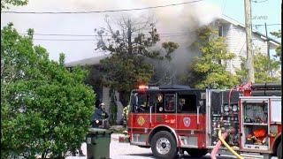 $2 Million Hamptons Waterfront House Destroyed by Fire #hamptons #fireservice #firevideo