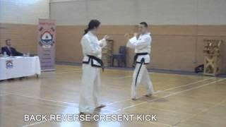 Mr. James Dwyer TKDI V Degree Grading - Kick Demonstration