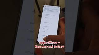 oppo f19 pro plus ram extension feature