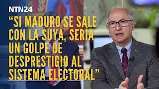 “Si Maduro se sale con la suya sería un golpe de desprestigio al sistema electoral”: Antonio Ledezma