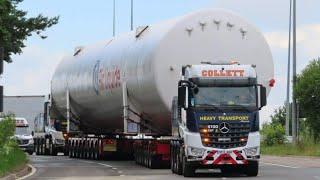 Police escort MASSIVE Road Haulage Through Tamworth July 2020